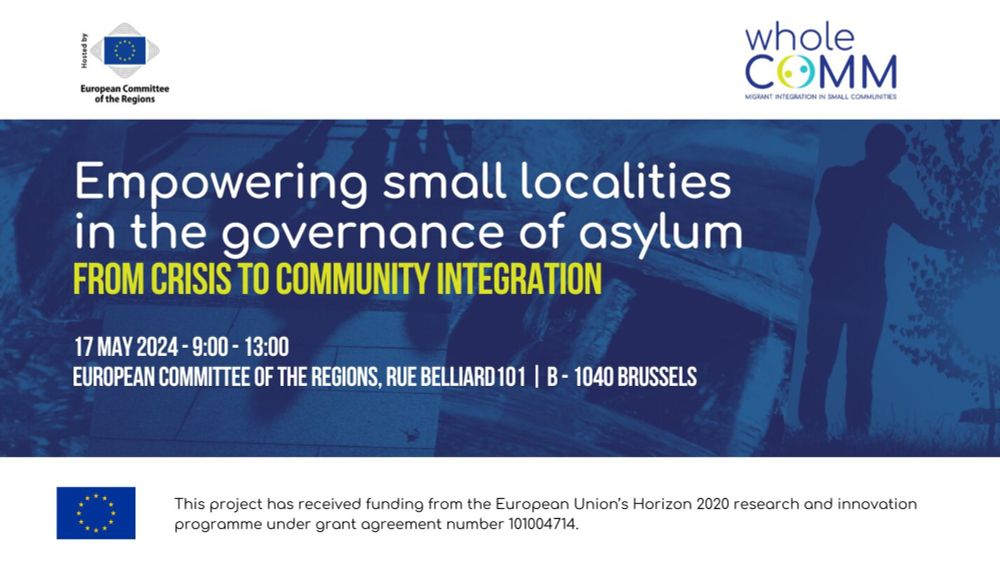 Whole-COMM Final Conference: Empowering small localities in the governance of asylum • Whole-Comm