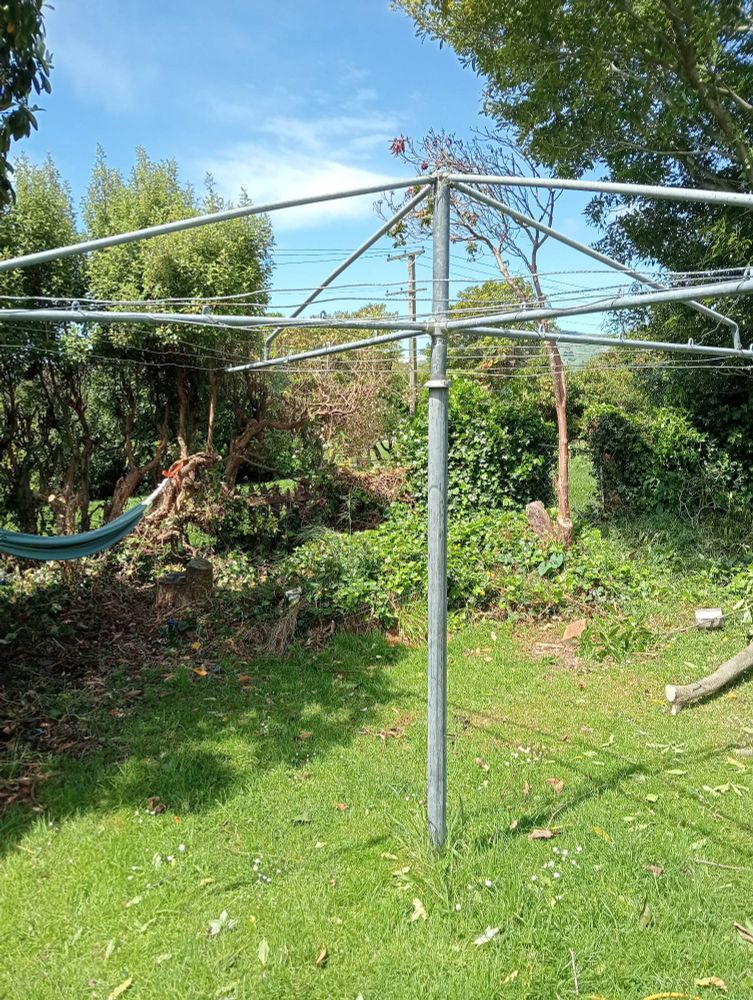 Rotary washing line good as new again