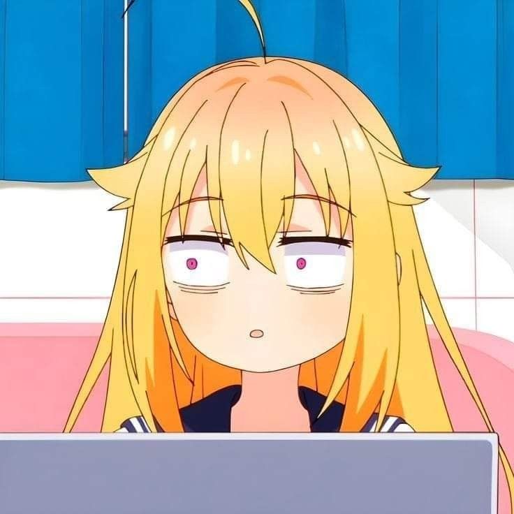 Koshi with a "are you fucking kidding me" look on her face.