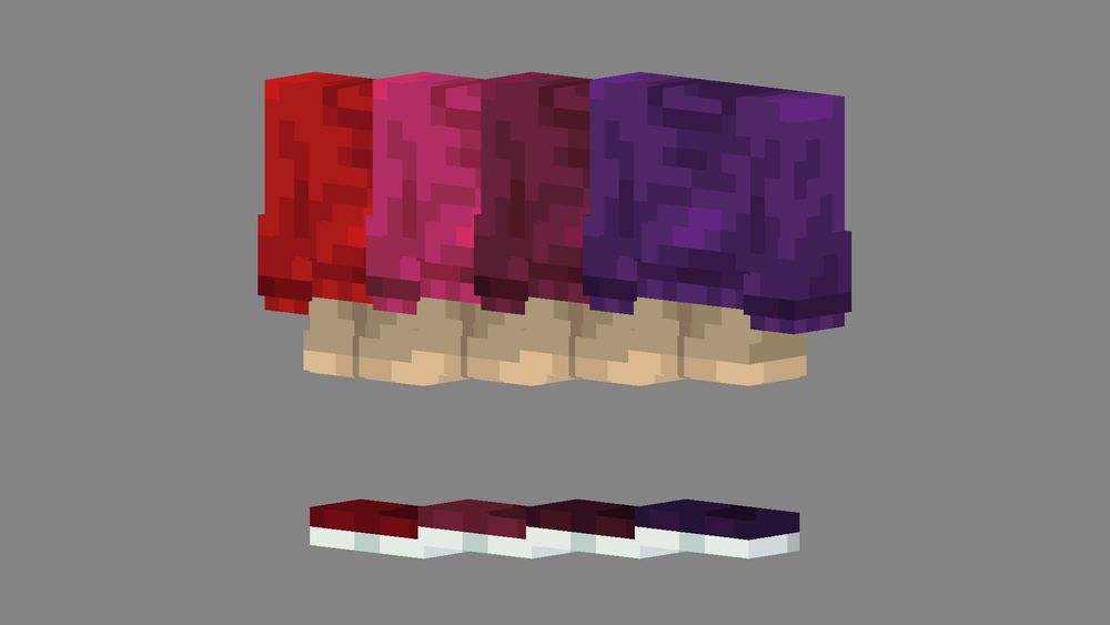 Truffle Outfit in Deep Red, Hot Pink, Plum, and Purple