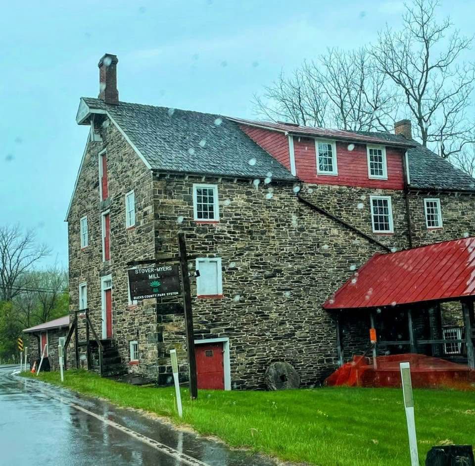 A 250 year old mill close to Washington’s Crossing bridge. 