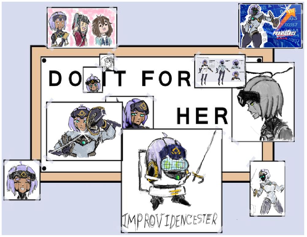 PROVIDENCE MARGRAVE OF HOUSE LIATRIS MY BELOVED,,,,
easily one of the prettiest ever

text is the classic "DO IT FOR HER" meme featuring the epic robot girl character known as Providence from the Hit (upcoming) Webcomic PROJECT MARGRAVE by the ESTEEMED APDoodles. 