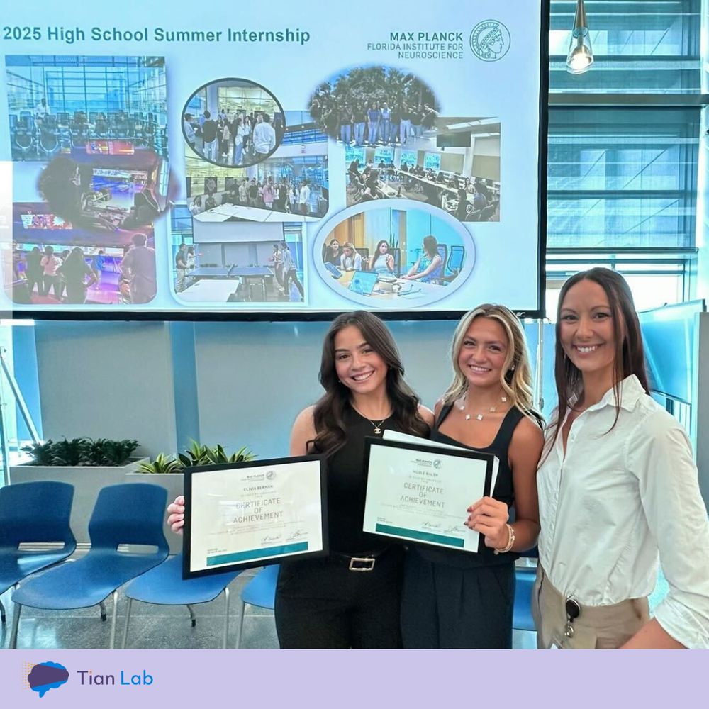 Photo of the summer interns at their poster session & end of program celebration.