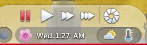 sims 4 time stamp that read "Wed. 1:27 AM"