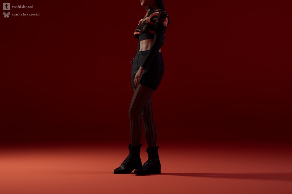 Screenshot from inZOI showing a female Zoi posing 