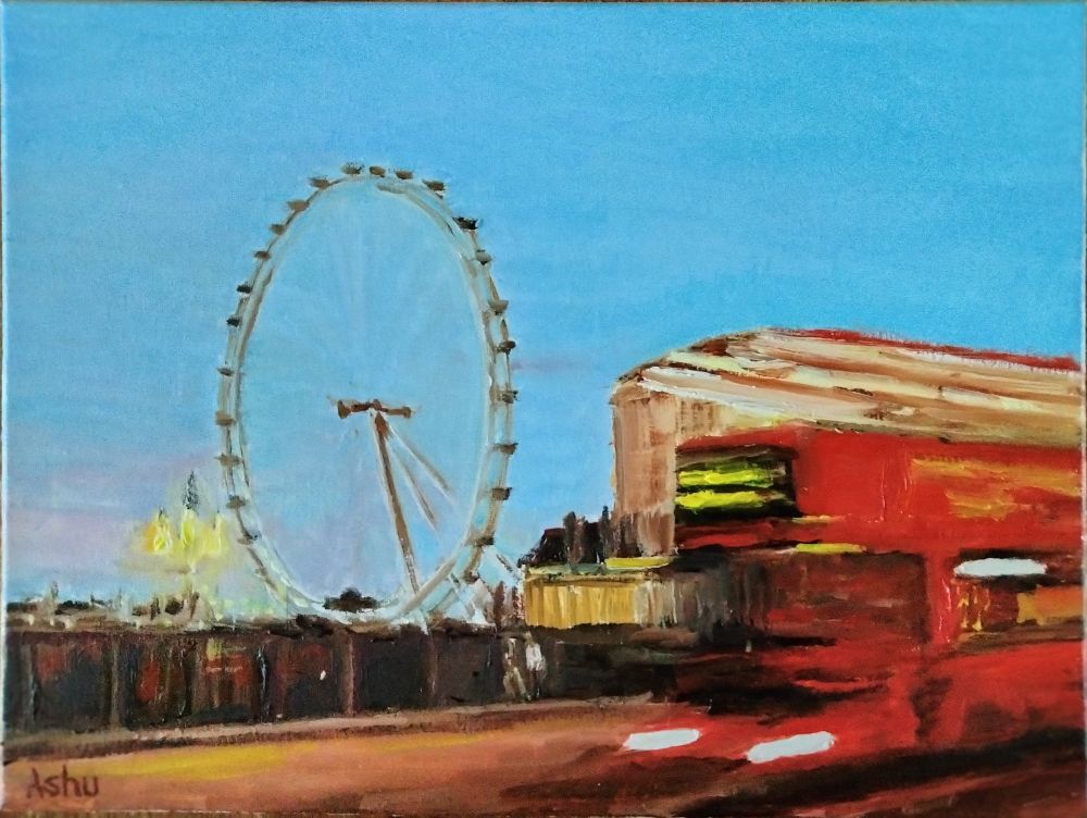 London Eye - Cityscape Painting