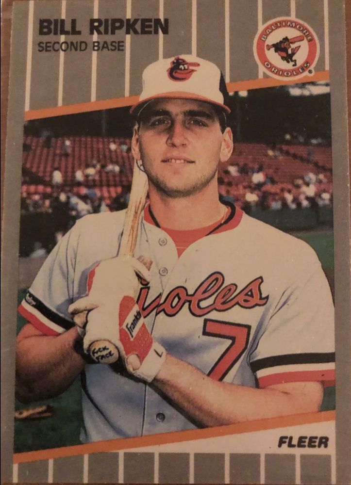 Billy Ripken's infamous "FUCK FACE" Fleer baseball card from 1989.
