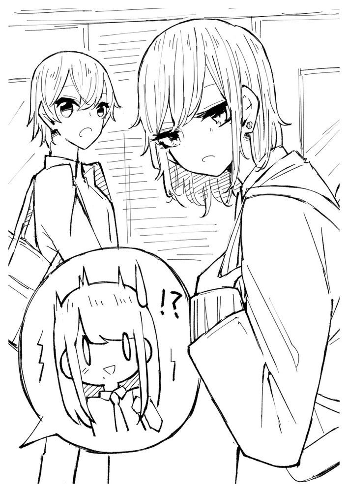 部活帰りの1コマ(かなここがまだ付き合ってない時)