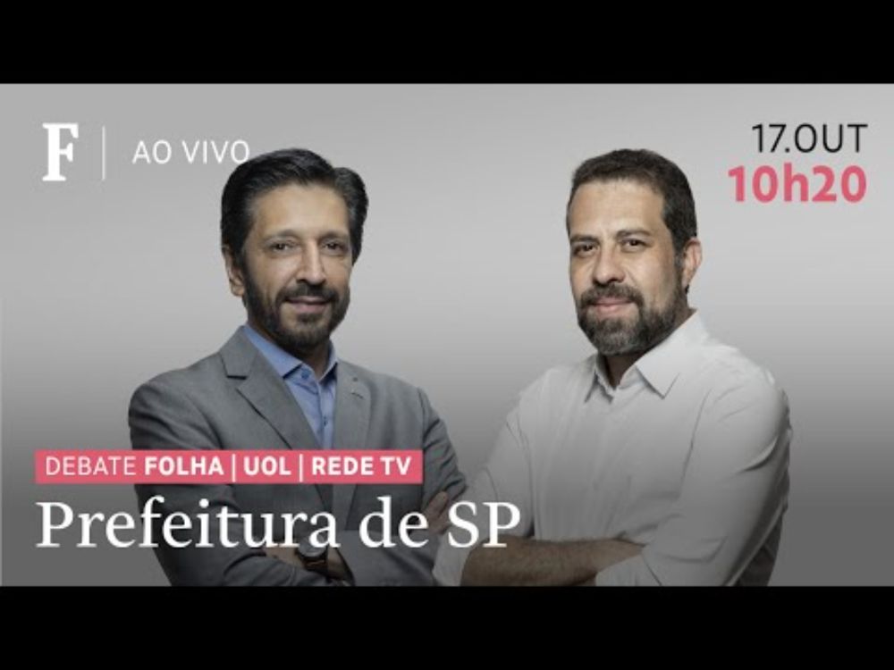 Nunes desiste de debate Folha/UOL/RedeTV!; veja entrevista com Boulos