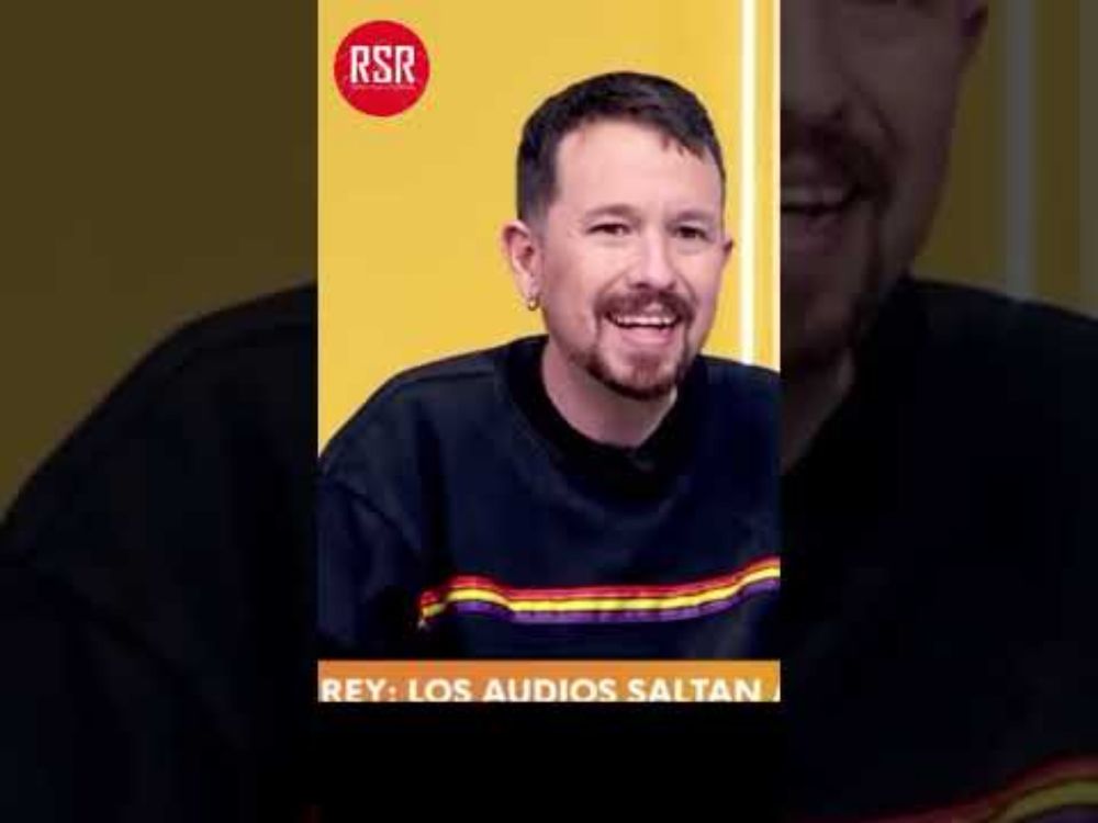 Pablo Iglesias en LA1 hablando del Rey