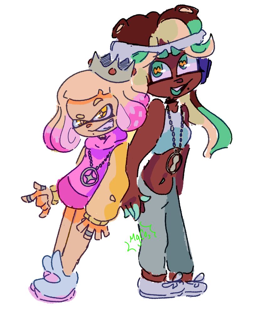 splatoon pearlina pearl and marina off the hook