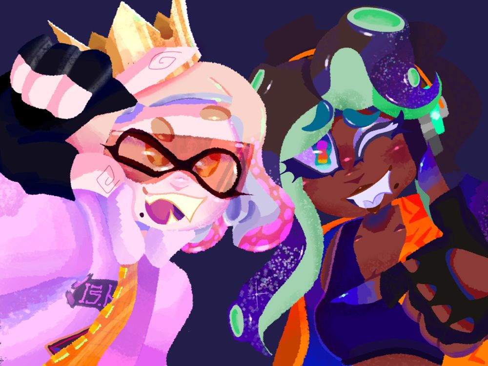 splatoon side order pearlina off the hook pearl and marina