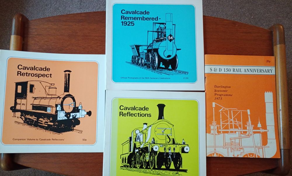 The BR produced books Cavalcade Retrospect, Cavalcade Remembered 1925 and Cavalcade Reflections plus the S&D 150 Rail Anniversary programme 
