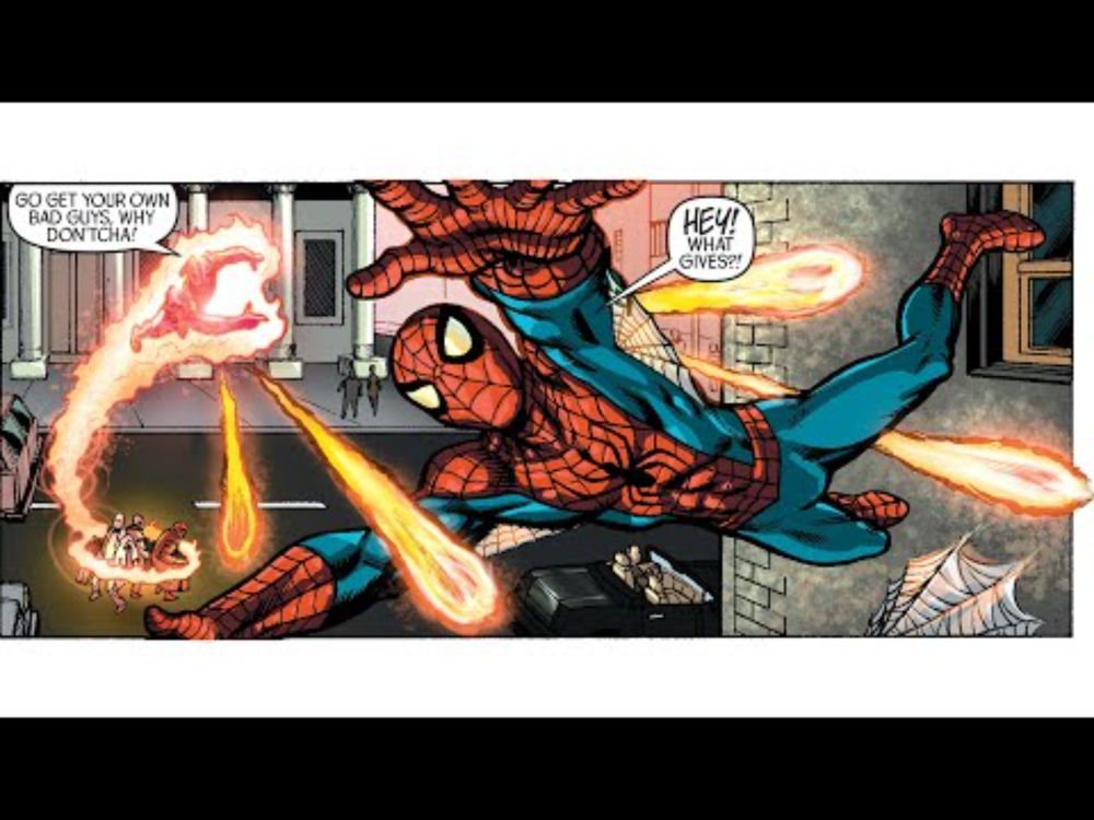 Spider-Man Becomes Human Torch's Photographer? (Spider-Man/Human Torch Comic Dub)