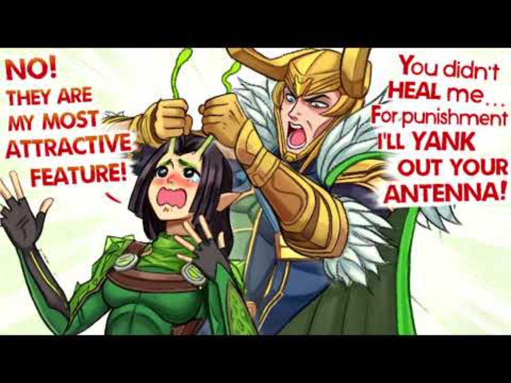 Loki Punishes Mantis For Not Healing (Marvel Rivals Comic Dub)