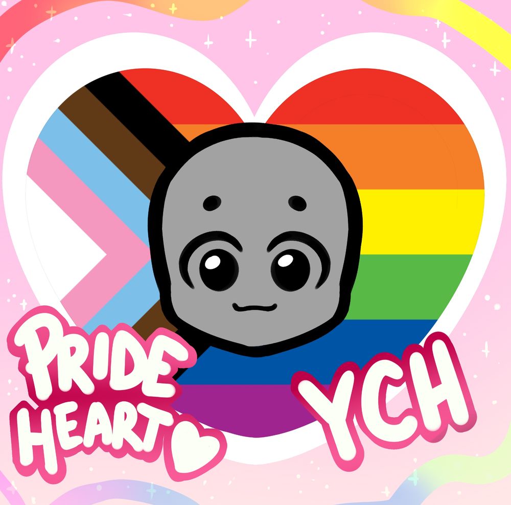 Promo picture for pride chibi ych