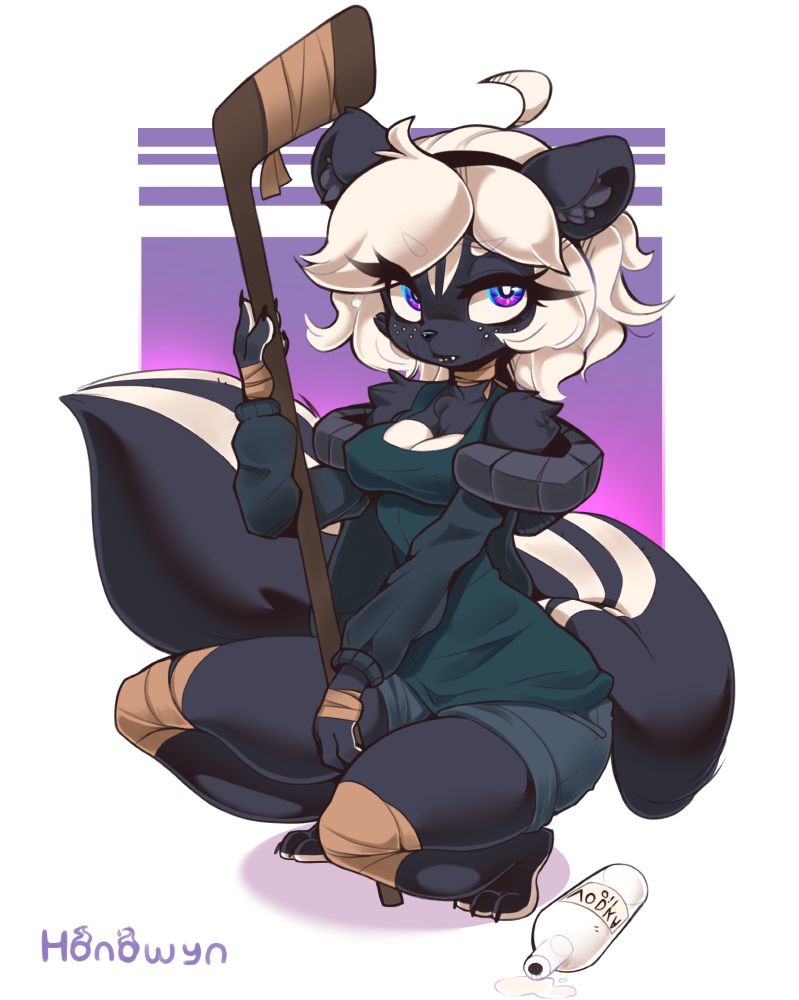 A lovely skunk girl named Svetlana for a friend!

#skunkgirl #fluffygirl #skunk #furry #furryartist #furryart #anthro #anthroartist #anthroart #artist #art #illustration #digitalart #digitalartist #thicc