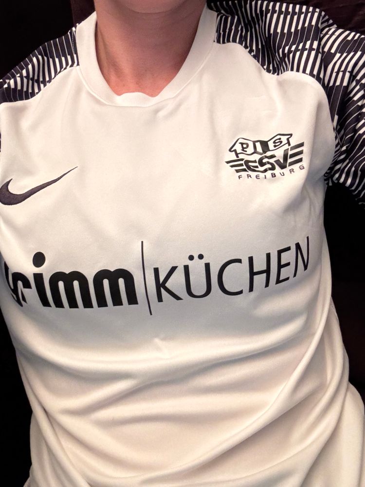 My team’s football shirt (ESV Freiburg Women)