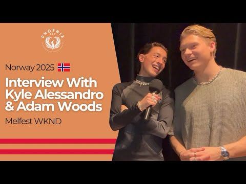 Interview With Kyle Alessandro & Adam Woods | Norway 2025 | Melfest WKND 🇳🇴