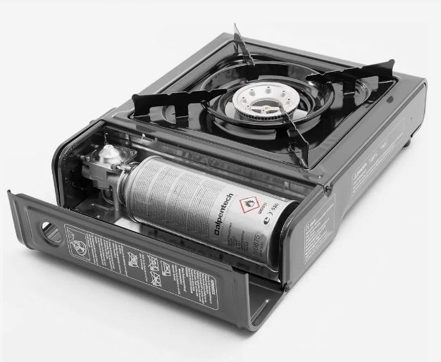 Das bild zeigt einen kleinen camping Gaskocher.(Beispiel bild aus dem internet)