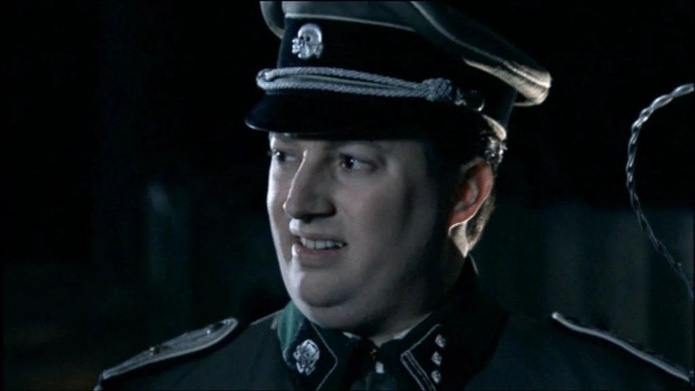 Man dressed in a Nazi uniform from That Mitchell and Webb Sound.