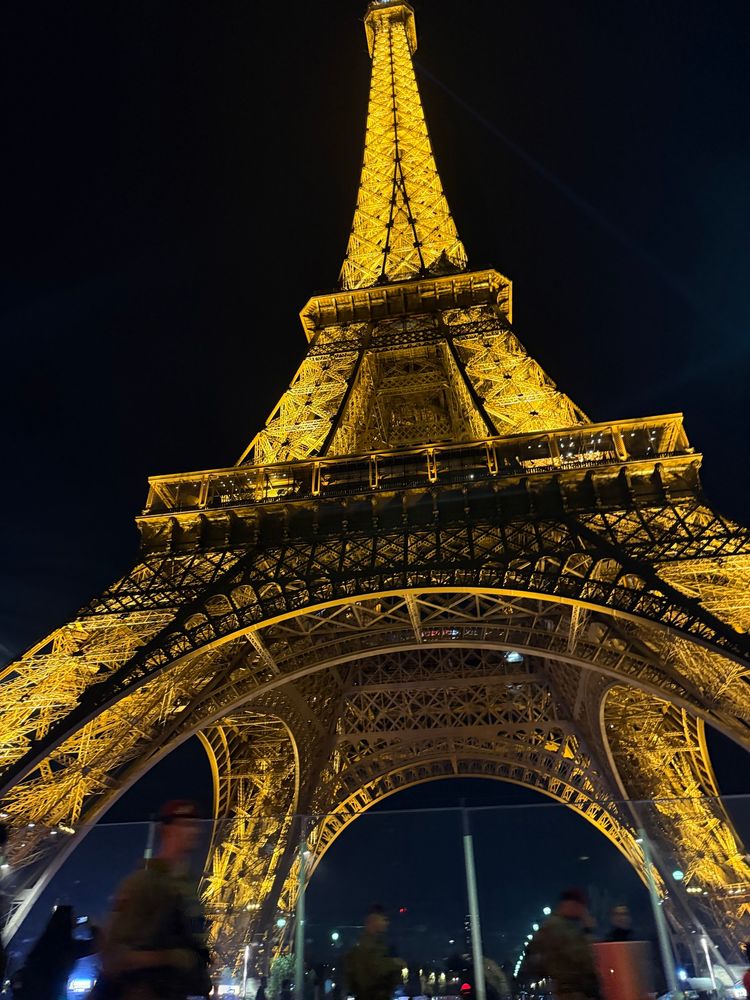 the Eiffel Tower, RIGHT NOW!!