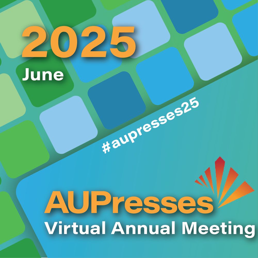 logo for 2025 AUPresses virtual Annual Meeting, June 2025