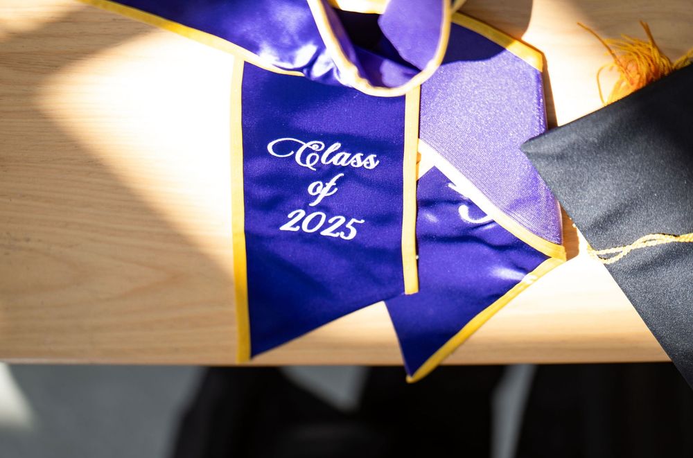 Class of 2025 on a stole