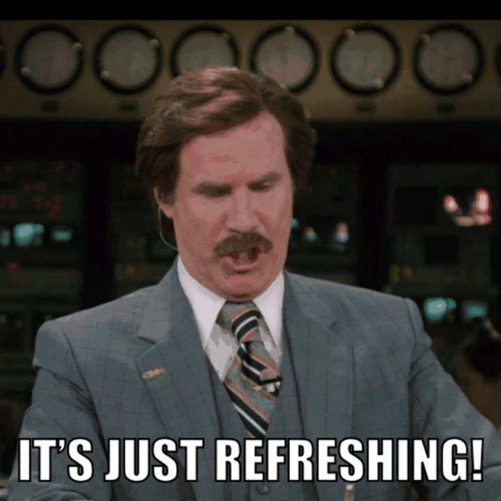 Anchorman Refreshing Anchorman Crack GIF