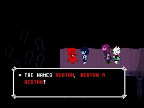 REDTON FOUND IN DELTARUNE CHAPTER 3 (scary) #deltarune #deltarunechapter3