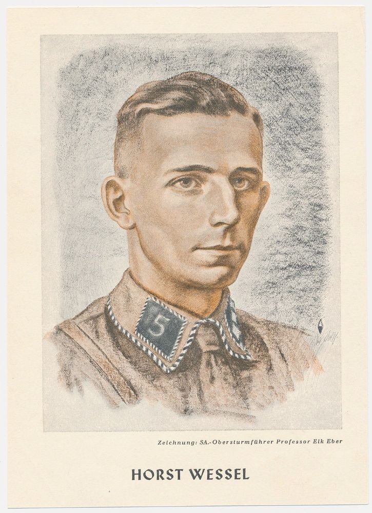 Horst Wessel, declared a martyr to the Nazi cause by Joseph Goebbels.