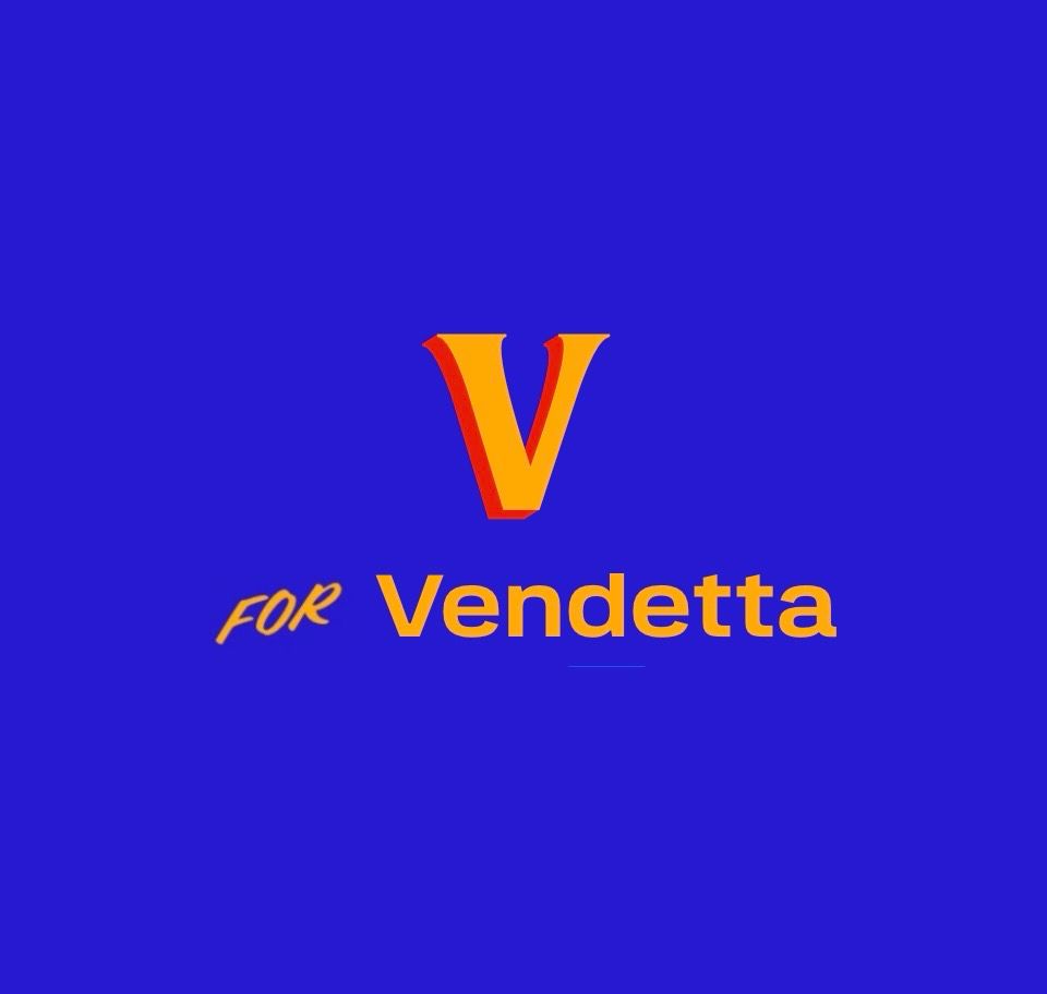 Text saying v for vendetta