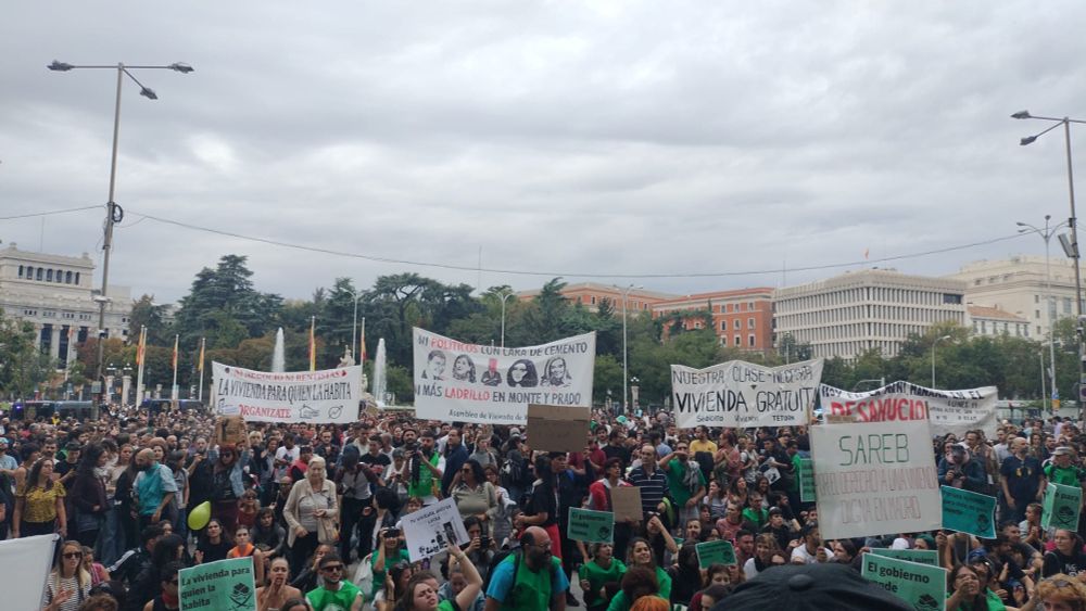 Madrid. Reportaje fotográfico manifestación por el derecho a la vivienda - LoQueSomos