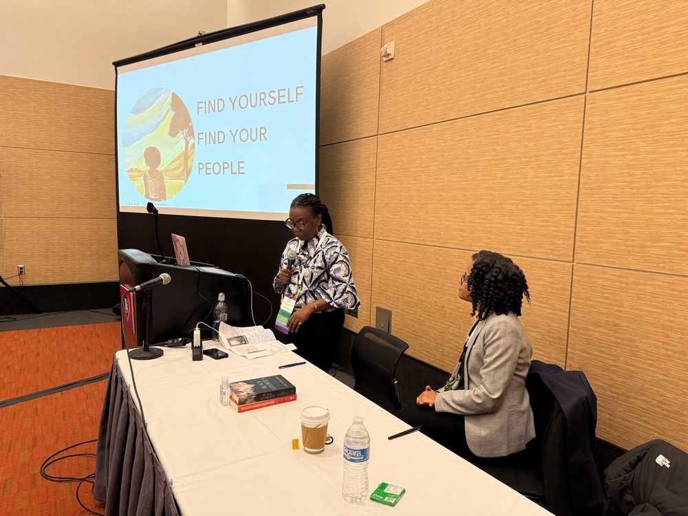 Lisa Harton and Dr. Murff discussing the importance of finding your people.