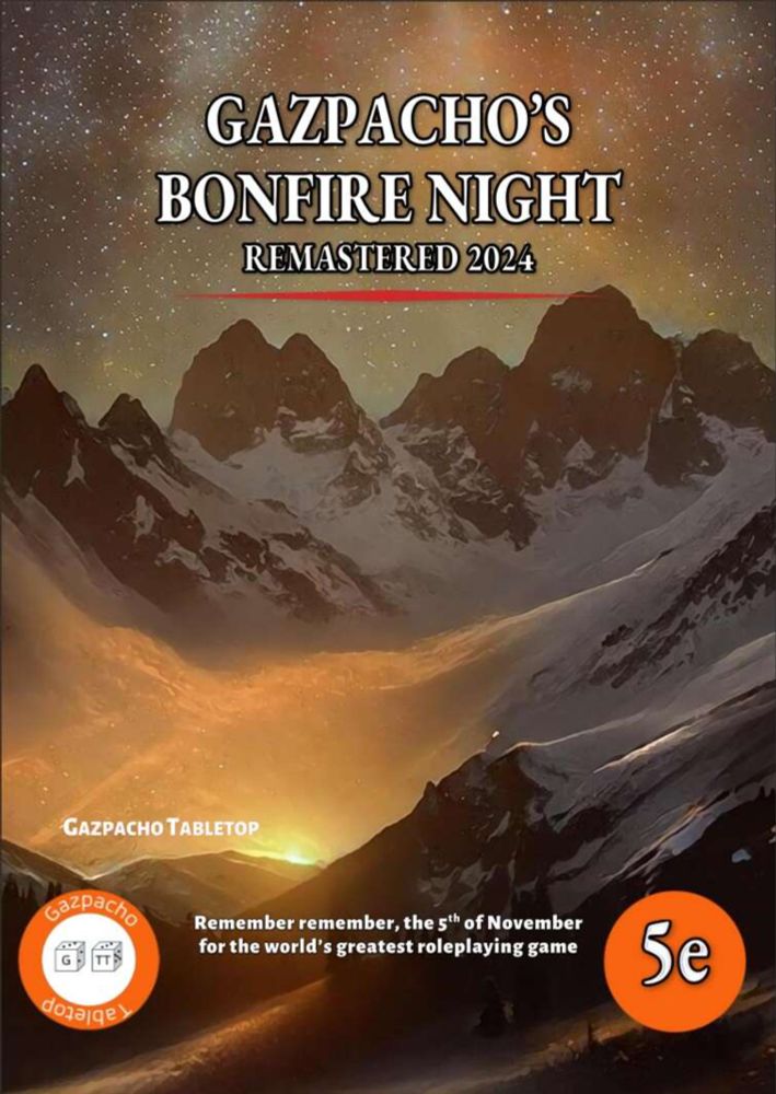 Gazpacho's Bonfire Night - Gazpacho Tabletop | DriveThruRPG.com