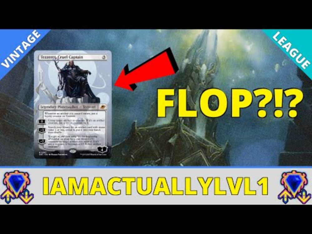 FLOP? - Tezzeret, Cruel Captain isn't impacting Vintage as expected