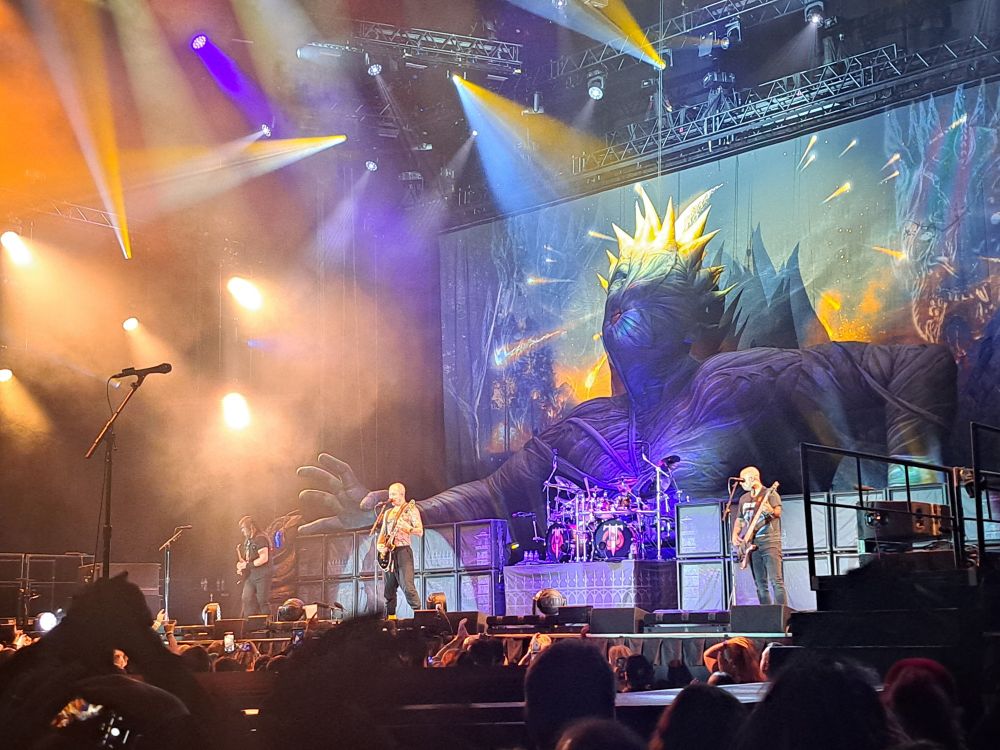 Trivium performing live