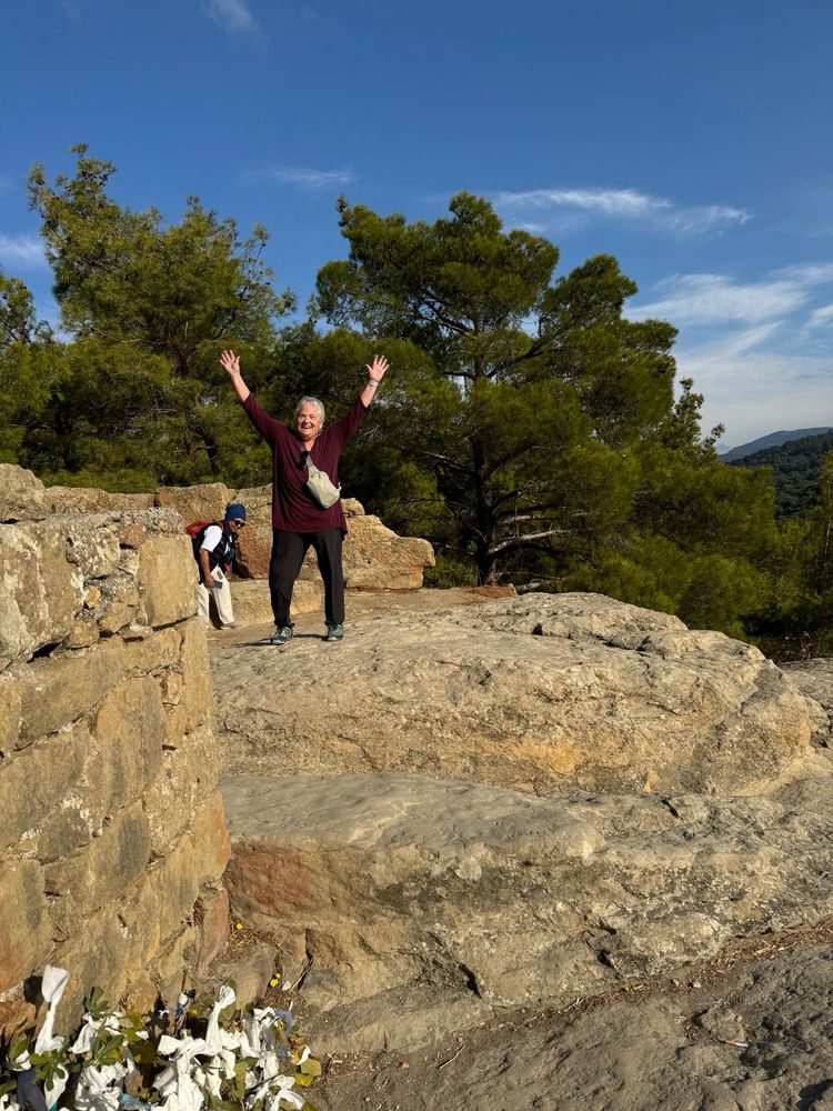 Me at the top of Zeus’s Altar