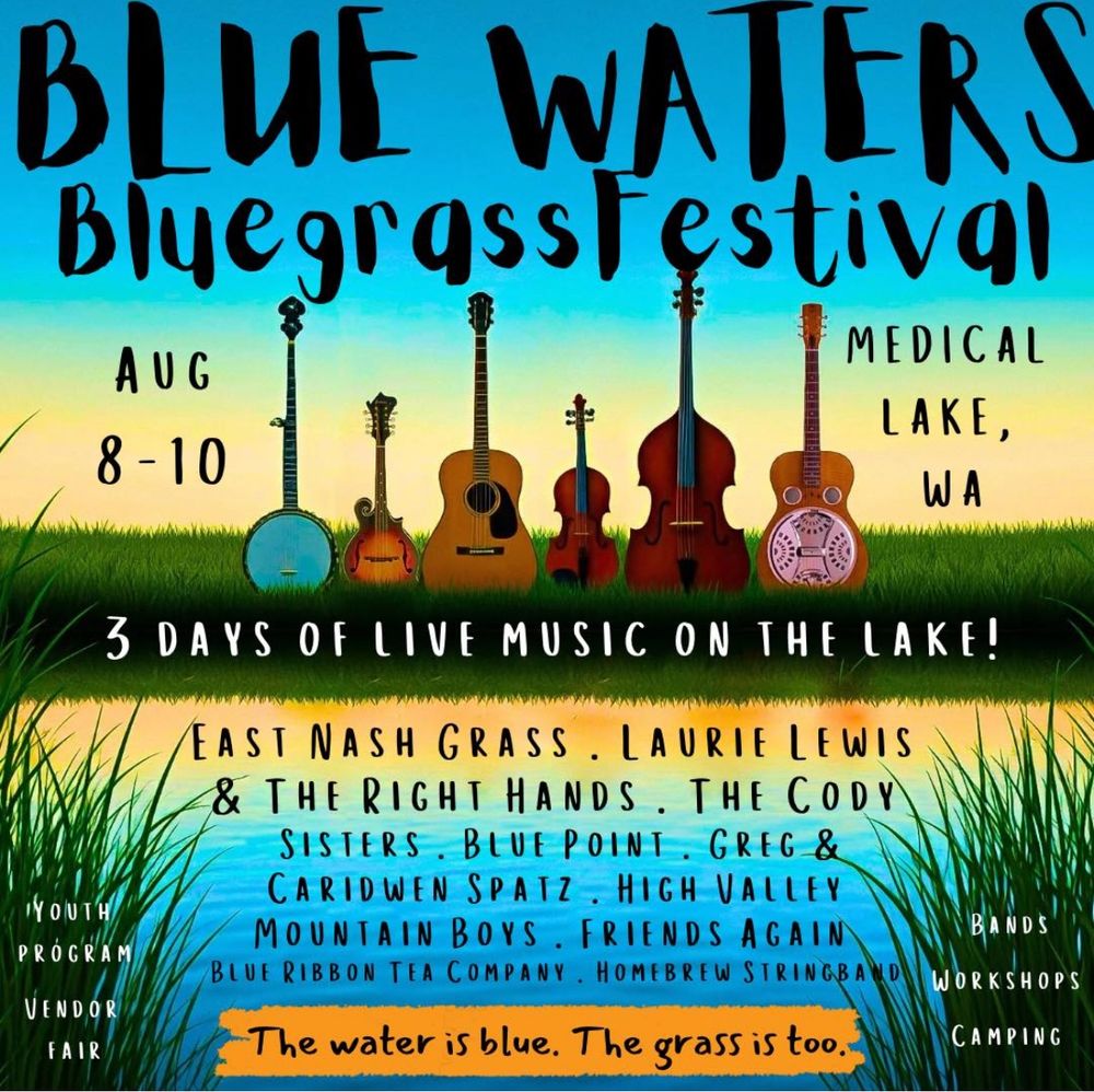 Ad for Blue Waters Bluegrass Festival