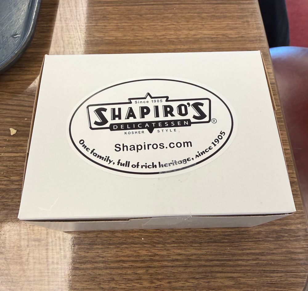 Bakery box from Shapiro’s 