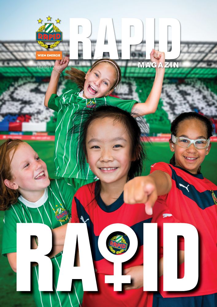 Cover des aktuellen Vereinsmagazins des SK Rapid!