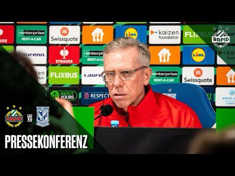 Pressekonferenz vor dem Spiel gegen Lech Poznań