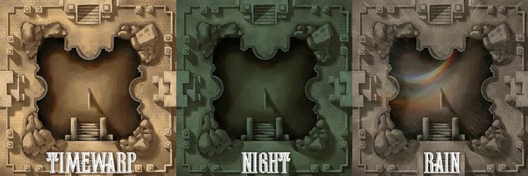 Timewarp Phased Battle Map and its variations by Domille's Wondrous Works. It features a stone portal.