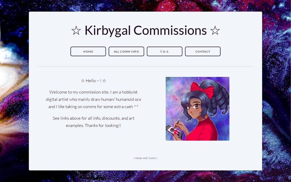 Kirbygal Commissions