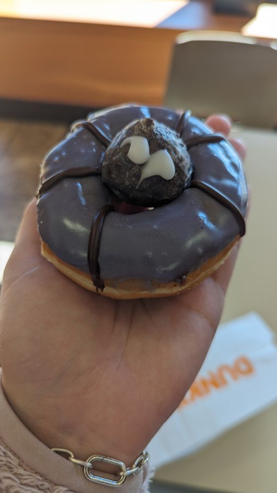 Dunkin donuts spider donut