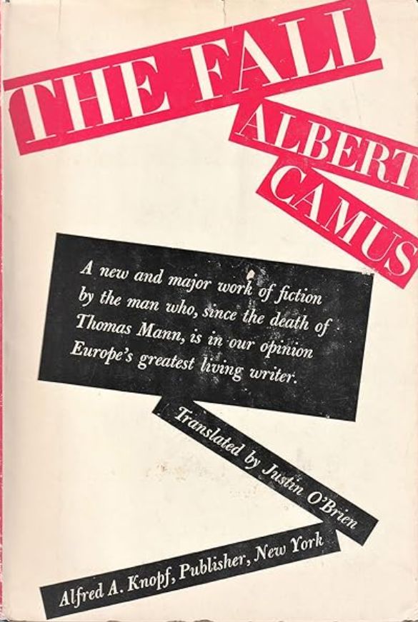 The Fall by Albert Camus. First American Edition, 1957.