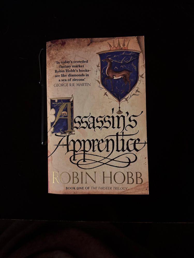 picture of book: assassin’s apprentice by robin hobb