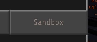 VOTV gamemode select, sandbox is still greyed out.