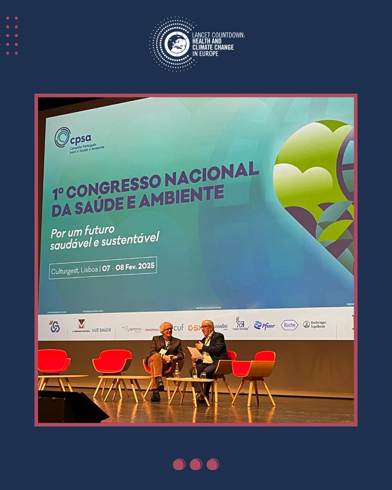 Josep Maria Antó, co-Chair of Lancet Countdown Europe at the 1st National Congress of Health and Environment, in Lisbon, Portugal.
