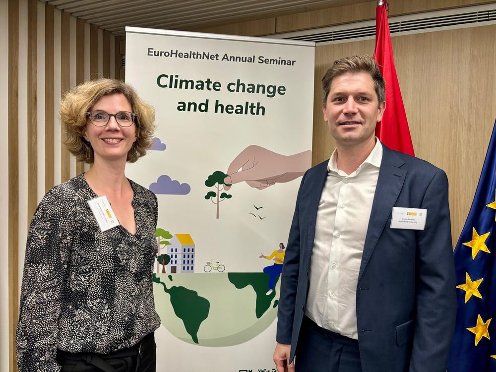 Joacim Rocklöv and Anne Wagenbführ-Leroyer from EuroHealthNet